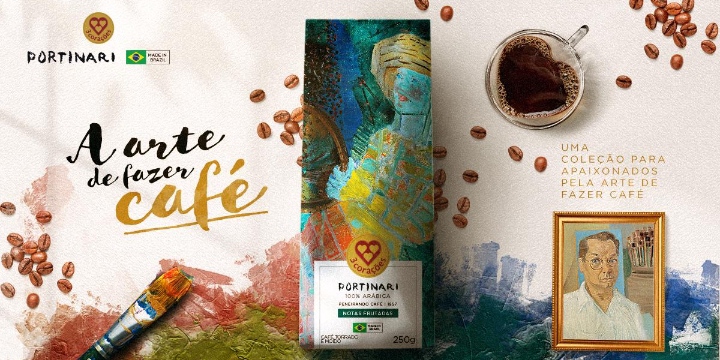 A nova linha 3 Corações Portinari, que chega para enaltecer as raízes brasileiras unindo arte e café, foi lançada nesta sexta, 29 de abril, no Baile da Vogue. A marca 3 Corações, conhecida por sua inconfundível qualidade e tradição, lança nesta sexta-feira, 29 de abril, uma linha de cafés inspirada nas obras do pintor brasileiro Candido Portinari, considerado um dos artistas mais importantes do século XX. A novidade chega para enaltecer as riquezas da cultura brasileira, unindo o café a Portinari, que nasceu numa fazenda de café no interior de São Paulo, o que o inspirou a pintar, dentre suas 5.400 obras, 257 que retratam o dia a dia de um cafezal. “Não conheço nenhum pintor, em toda a pintura universal, que tenha pintado mais um país do que Portinari pintou o seu. E como não poderia deixar de ser, a primeira imagem de sua infância, aquela que ficou gravada em suas retinas até o último suspiro, é a do imenso cafezal do interior paulista. Não é por acaso que o seu primeiro prêmio internacional, que lhe abriu as portas para a fama além de nossas fronteiras, tenha sido conquistado com sua tela “Café”, hoje no Museu Nacional de Belas Artes, no Rio de Janeiro. O “Prêmio Carnegie”, disputado por artistas de todos os países, que lhe foi outorgado nos EUA, em 1935. ”, comenta João Candido Portinari, filho do pintor brasileiro. A linha 3 Corações Portinari conta com opções de cafés torrado e moído, espresso em cápsula, café solúvel e drip coffee, e serão estampadas em embalagens inspiradas em três grandes obras do artista: Peneirando Café (1957), Meninos Soltando Pipas (1947) e Café (1942). “Acreditamos que o café é mais do que uma bebida. O café também é a expressão da identidade de cada brasileiro, que tem seu próprio jeito de amar café. E o Brasil também vai além do futebol e do carnaval. O Brasil também é o país do café e o país de Portinari, e temos muito o que nos orgulhar disso! Assim como Portinari se inspirou no café para criar seu legado memorável, a 3 Corações agora se inspira em Portinari para criar esta linha de cafés 100% arábica como homenagem não só para ele, mas para todos os amantes de arte & café”, completa Roberta Prado, head de Marketing do Grupo 3corações. O lançamento oficial acontecerá no Rio de Janeiro, no Copacabana Palace, durante o Baile da Vogue, evento patrocinado pela 3 Corações. Neste ano, o tema do Baile da Vogue será a brasilidade fantástica, em referência à Semana de Arte Moderna de 1922, o que reforça a sinergia com o momento de lançamento desta linha de café. A linha Portinari, será comercializada a partir de maio, além de estarem disponíveis para uma pré-venda no e-commerce da marca, Mercafé. Sobre o Grupo 3corações: O Grupo 3corações é líder nacional nos segmentos de café torrado e moído e cappuccino, e vice-líder nacional em café solúvel. Fundada em 1959, por João Alves de Lima, em São Miguel, cidade do interior do Rio Grande do Norte, a companhia, que comemorou 60 anos, em 2019, industrializa e comercializa mais de 30 marcas de produtos, dentre elas: Café 3 Corações, Santa Clara, Pimpinela, Kimimo, Letícia, Fino Grão, Itamaraty, Iguaçu, Amigo e Cruzeiro. Também produz filtro, porta-filtro, café solúvel, refresco em pó Frisco e Tornado, achocolatado Chocolatto, temperos, derivados de milho Claramil, Dona Clara e Kimimo, e o cappuccino Pronto. Com a solução Tres®, máquina de café e multibebidas, oferece mais de 30 sabores de cafés, chás e bebidas cremosas. Com 27 Centros de Vendas e Distribuição (CDs), nove Plantas Fabris, duas Unidades de Compra e Beneficiamento de Café Verde (Armazéns), uma Unidade Corporativa – Integradora (CE, SP e MG) – e a Escola de Serviços e Sabores, a empresa está presente em mais de 400 mil pontos de venda no País, com estrutura logística e comercial próprias. A 3corações também exporta café de algumas de suas marcas para os principais mercados da América Latina e Estados Unidos. Para mais informações sobre o grupo, visite: